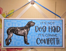 Irish Wolfhound Dog Sign Hang