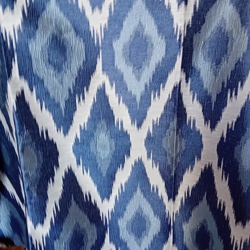 Fabric for crafting blue cream - fabric,