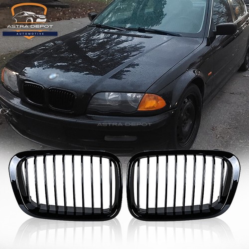 Gloss black front kidney - gloss,