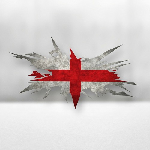 England english flag - english, splatter
