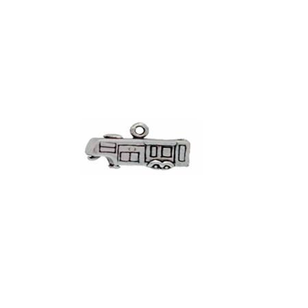 5th wheel charm sterling - wheel,