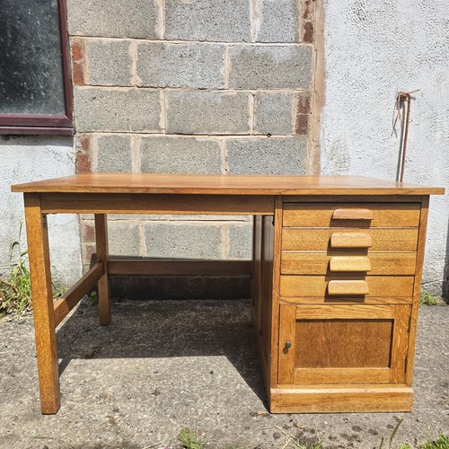 Solid oak mid century teachers - solid,