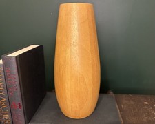 Beautiful Objects: A tall, slender, heavy and sturdy turned wooden vase