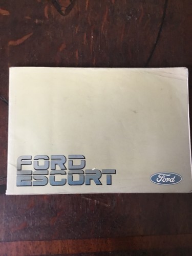 Ford escort mk4 handbook - escort,