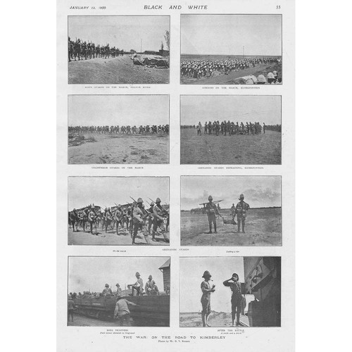 Boer war scenes the road - boer,