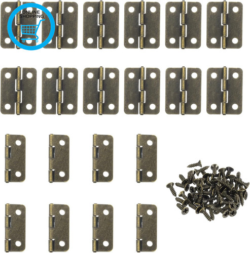 Small hinges 20pcs 18x25mm - small,