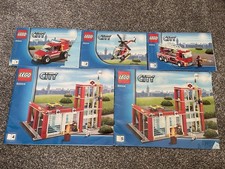 Lego City (60004) Fire Station - Complete Retired Set!