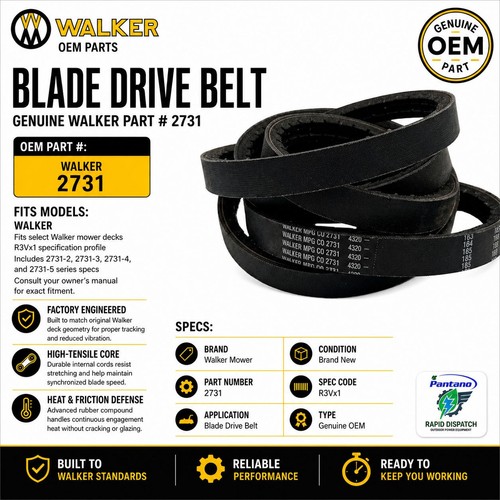 Walker mower blade drive - mower,