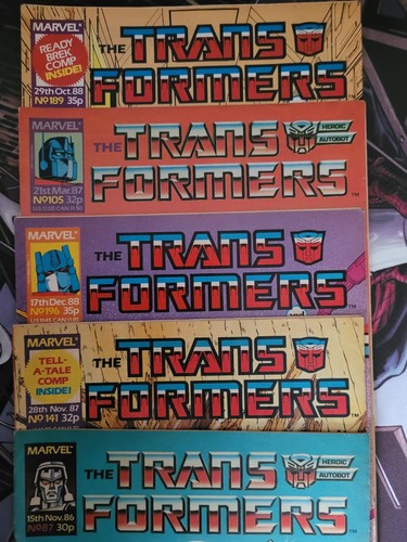 Transformers marvel comics - transformers, uk