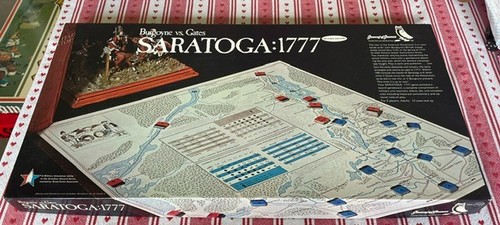 Saratoga 1777 board game 1974 - game,