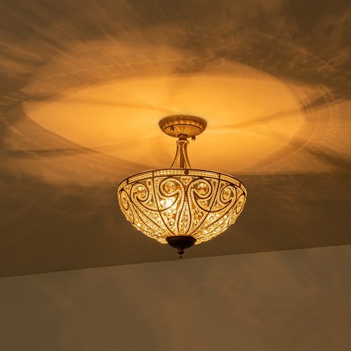 Vintage retro crystal ceiling - vintage,
