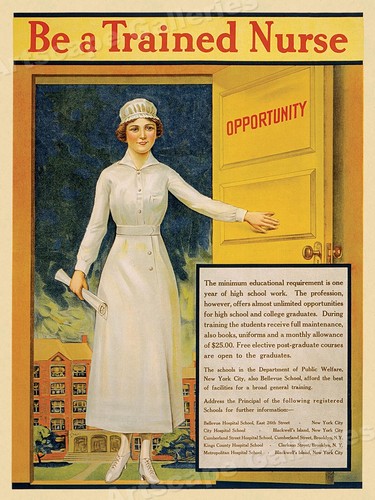 Trained nurse 1917 world - trained,