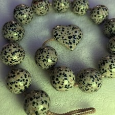 Semi precious Dalmation jasper