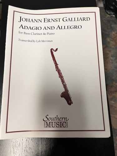 Adagio and allegro bass - allegro,