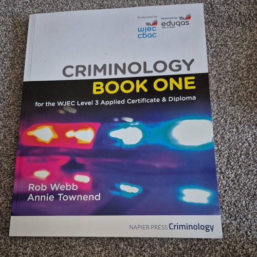 Criminology book one wjec - book,