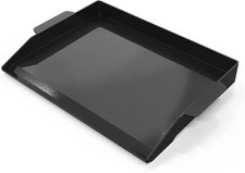 Onlyfire Enamelled Cast Iron BBQ Griddle Non-Stick Grill Plate Extra High Walls