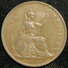 Penny 1950 1951 1953 Scarce