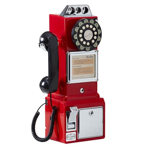 1950 retro payphone slot - payphone,