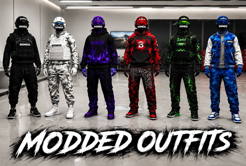 Modded outfits either with - 10,