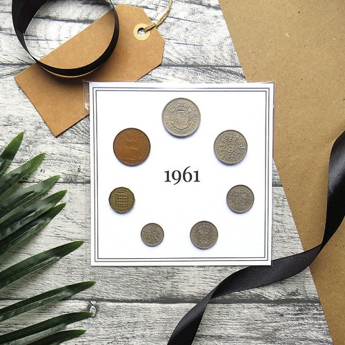 1961 mounted presentation gift - 1961,