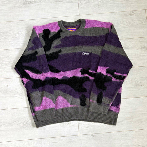 Corteiz mohair knit sweater - mohair,