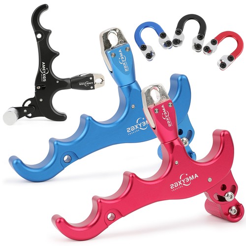 Archery finger release aids - finger,