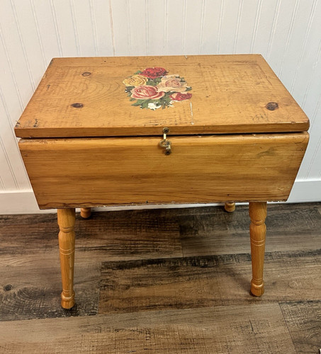 Vintage handmade wooden table - handmade,