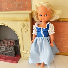 Vintage Small Blue Box Doll, Sindy Patch Interest 8", Cinderella Dolly 🐹🦋