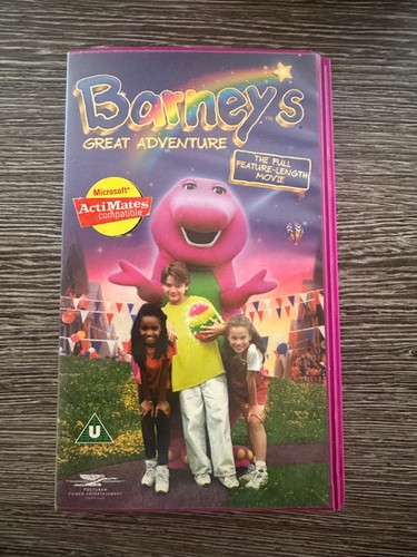 Barney great adventure vhs - great,