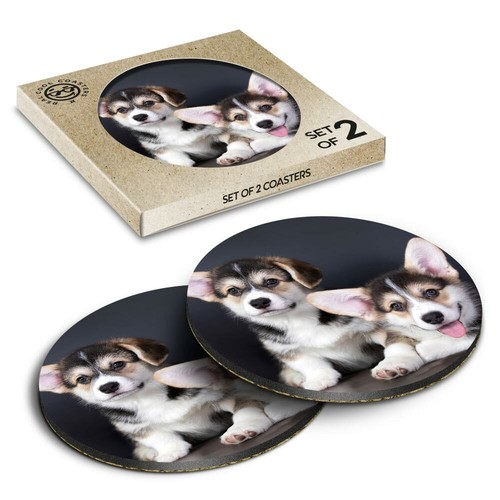 Boxed round coasters - x,