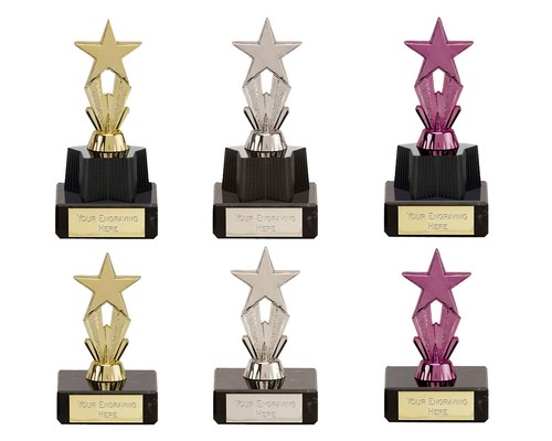 Micro star trophy sizes - star,