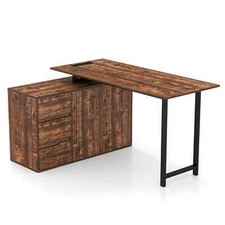 138cm L-Shaped Desk Reversible