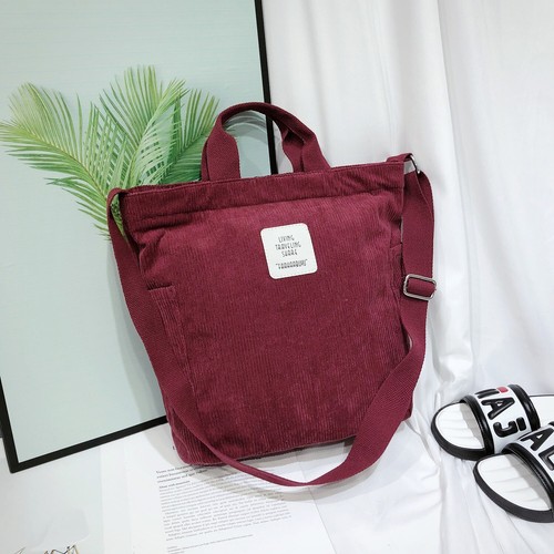 Women corduroy hobo bag totes - corduroy,