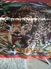 Biba Statement Leopard Floral Jungle 100% Silk Scarf - Stunning Chic Colours