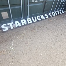 Starbucks Coffee Outdoor Advertising Sign Large Letters Collectable Display M