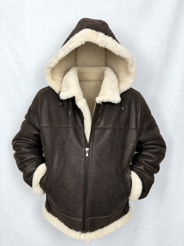 Brown ivory 100 sheepskin - /ivory, 100%