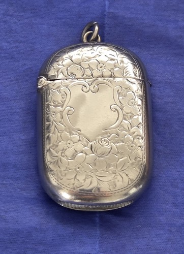 White metal vesta case - white,