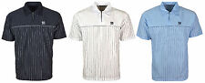 Mens Short Sleeve Tshirt/Shirt Top Pin Stripe Fabric Size S-2XL