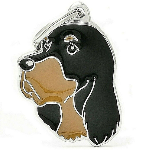 Gordon setter dog tag - dog, id