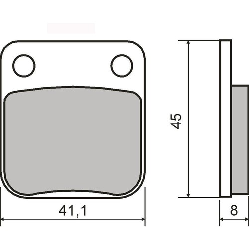 Front brake pads - front,