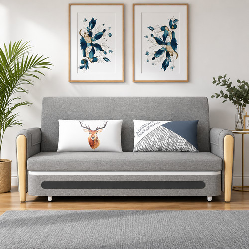 Seater pull out sofa bed - 2,