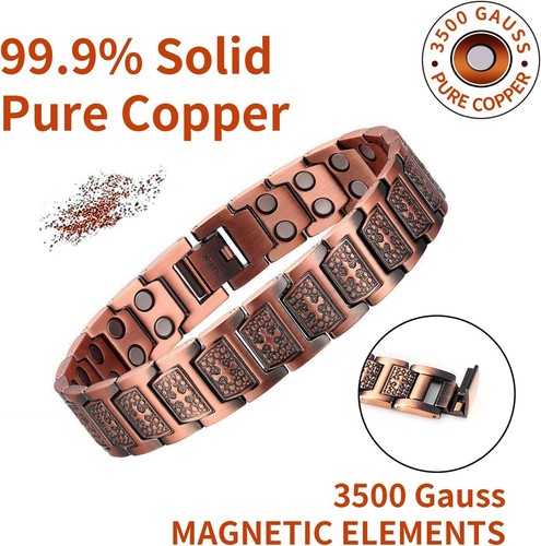 Pure copper bracelet - bracelet, magnetic