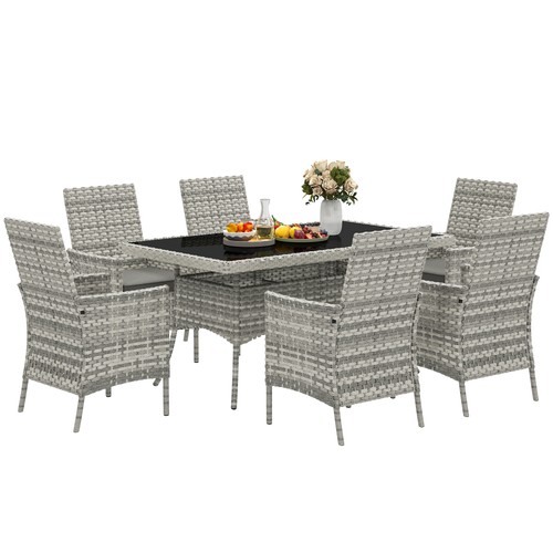 Outsunny seater rattan - outsunny,