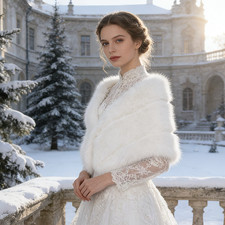 Winter Wedding White Faux