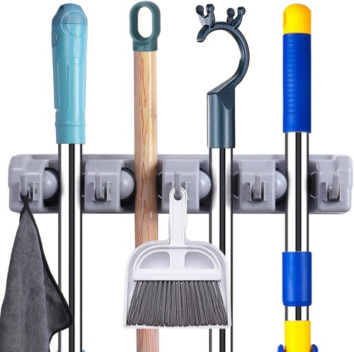 Wall mounted mop broom - mounted,