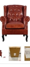 Gino Wingback Red Leather