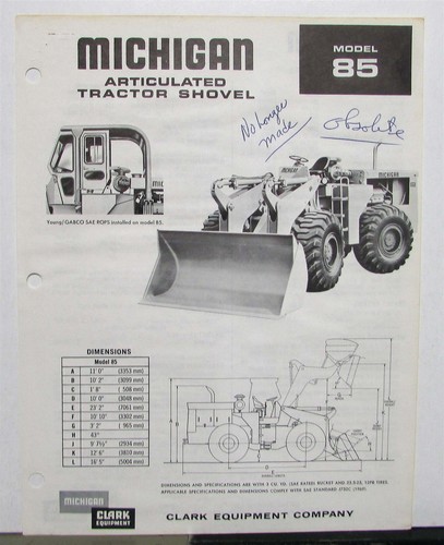 1973 michigan loader - 1973, 85