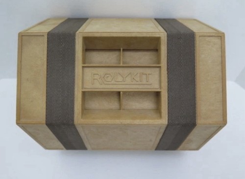 Vintage rolykit tan brown roll - rolykit,
