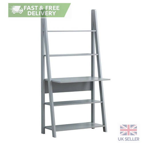 Light grey tier ladder shelf - 5,
