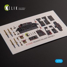 Vickers Valiant B(PR)K.1 front cockpit. 3D Decals (for Airfix) 1:72 K72148